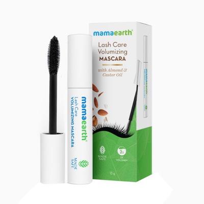 Mamaearth Lash Care Volumizing Mascara with Castor Oil & Almond Oil for 2X Instant Volume 13 gm - Mascaras