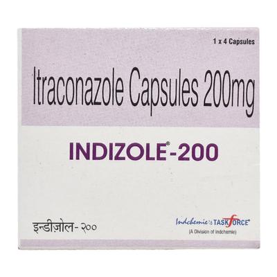 Indizole 200mg Capsule 4'S - Fungal Infections-Anf
