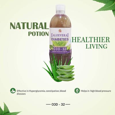 Axiom Aloevera Diabetes Juice - COD -32 1 litre - Ayurvedic Juices