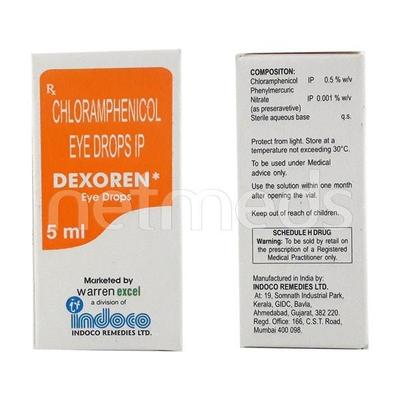 Dexoren Eye Drops 5ml - Bacterial Infections-Chl