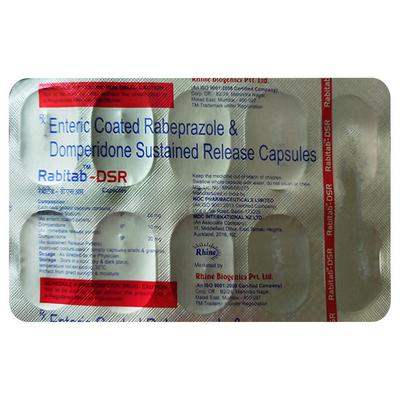 RABITAB DSR Capsule 10's - Ulcer/Reflux/Flatulence-Aaa