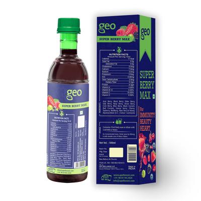 Geo Natural Super Berry Max Juice 500 ml - Ayurvedic Juices