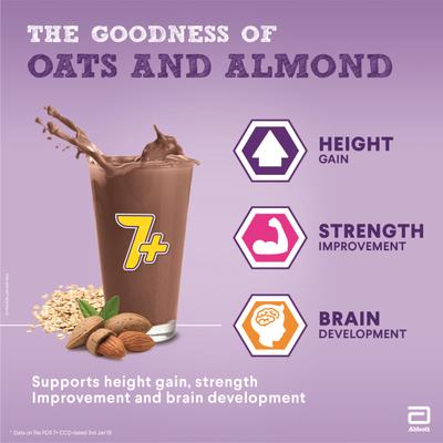 Pediasure 7Plus Health Drink Powder - Chocolate Flavour 400 gm (Refill Pack) - Kids Nutrition