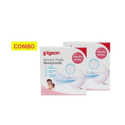 Pigeon Breast Pads Honeycomb Combo 36's - Breast Pads & Shields