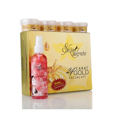 Skin Secrets Facial Kit - 24 Carat Gold 62 gm - Facial Kits