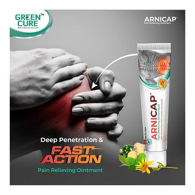 GreenCure ArniCap Pain Relieving Cream 50 gm - Pain Relief (Ayush)