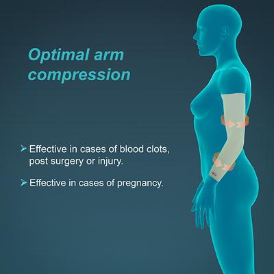 Tynor Compression Garment Arm Sleeve - Normal (S) (I 74) - Abdomen/Neck/Arm/Elbow Supports