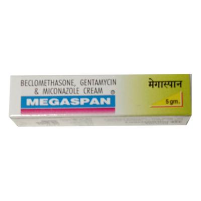 MEGASPAN Cream 5gm - Skin Infections-Toc