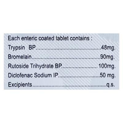 CHYMODIN BRD Tablet 10's - Pain relief-Ant