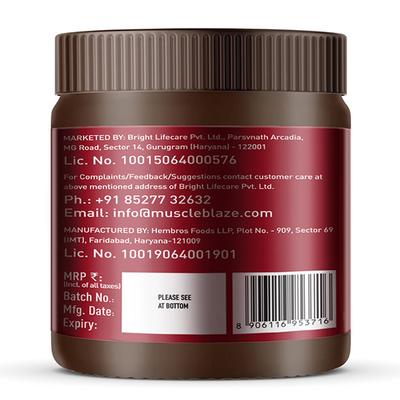 MuscleBlaze Chocolate Peanut Butter - Crunchy 340 gm - Nutritional Bars