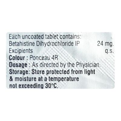 EQUIVERT 24mg Tablet 10's - Vertigo-Ant