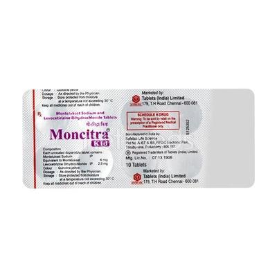 Moncitra Kid Tablet 10'S - Allergies-Ant