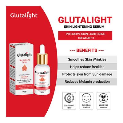Glutalight Skin Whitening Facial Serum 30 ml - Face Serum