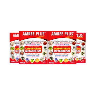 Aimil Amree Plus Capsule (Pack of 4 x 20's) - Diabetes Care (Ayush)