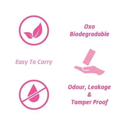 Sannap Sanitary Napkin and Intimate Disposable Bags-120's - Intimate Care