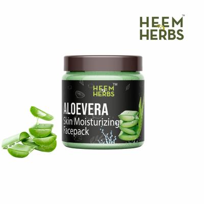 Heem & Herbs Skin Moisturizing Powder - Aloevera 100 gm - Face Packs