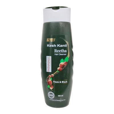Patanjali New Kesh Kanti Hair Cleanser - Reetha 180 ml - Shampoos