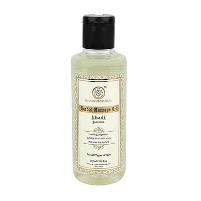 Khadi Natural Herbal Massage Oil - Jasmine 210 ml - Massage Oils