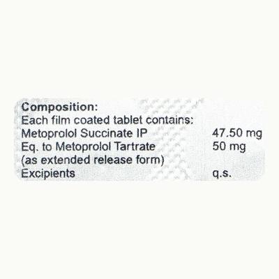 MITOLOL XL 50 Tablet 10's - Hypertension-Bet
