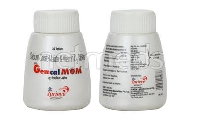Gemcal Mom New Tablet 30'S - Supplements-Vam