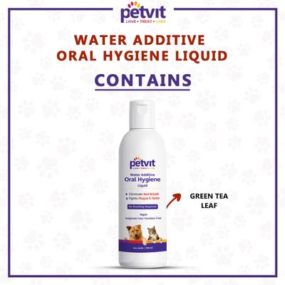 Petvit Oral Hygiene Liquid - All Breeds of Dogs & Cats 100 ml - Petfood