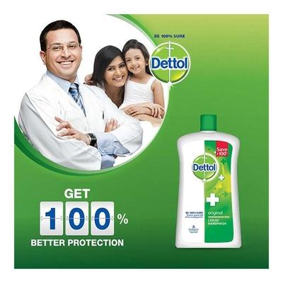 Dettol Liquid Handwash - Original Combo Pack (900 ml + 200 ml) - Hand Sanitizer