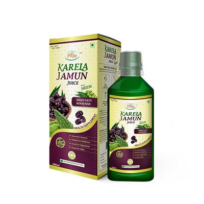 Puyur Ayurveda Neem Karela Jamun Juice 500 ml - Ayurvedic Juices