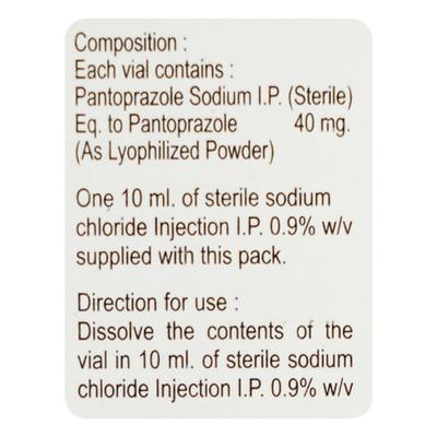 PANTOX Injection 1's - Ulcer/Reflux/Flatulence-Aaa