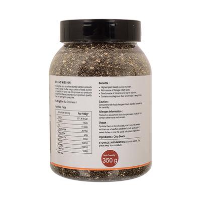 Nutting Else Chia Seeds 350 gm - Nutritional Bars