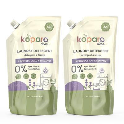 Koparo Clean Laundry Detergent Refill Pack (Pack of 2 x 750 ml) - Lavender, Lilac & Bergamot - Others