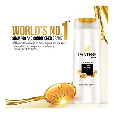Pantene Pro-V Advanced Hair Fall Solution+ Shampoo - Long Black 340 ml - Shampoos