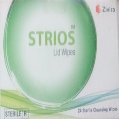 Zivira Strios Lid Wipes 24's - Facial Wipes & Tissues