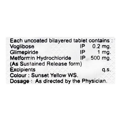 TRIVOGLIZAR 0.2/1 Tablet 10's - Diabetes-Ant