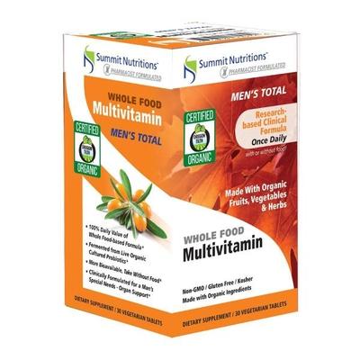 Summit Nutrition Men's Total Whole Food Multivitamins Tablets 30's - Multi-Vitamins
