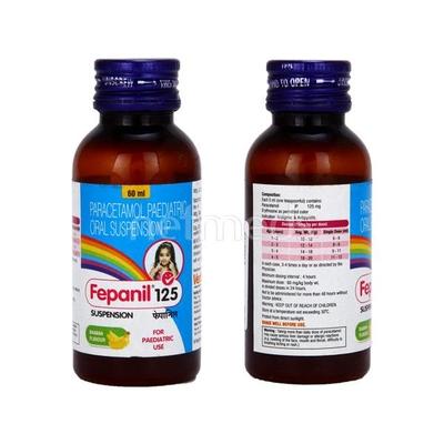 Fepanil 125mg Suspension 60ml - Fever-Ana