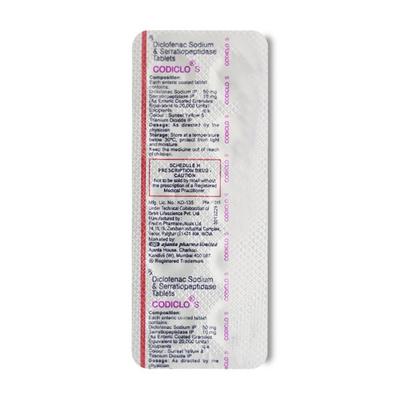 CODICLO S Tablet 10's - Pain relief-Nsa