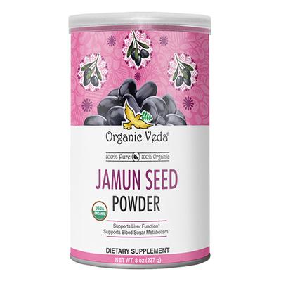 Organic Veda Jamun Seed Powder 227 gm - Pure Herbs