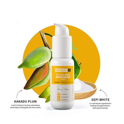 MensXP Mud SPF 20 De-Tan Moisturizer Cream - Men 50 ml - Lotions & Creams