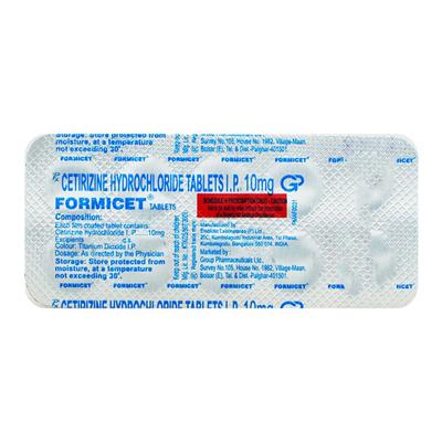 Formicet Tablet 10'S - Allergies-Ant