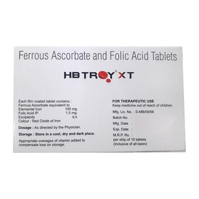 HB TROY XT Tablet 10's - Iron Supplement/Anaemia-Vma