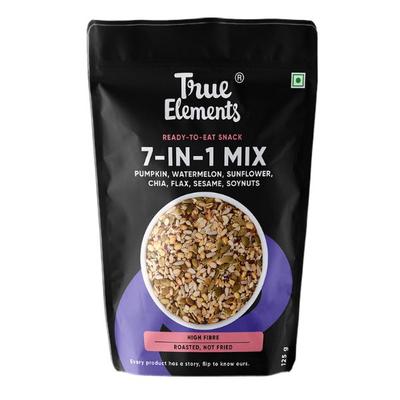 True Elements 7-in-1 Super Seeds & Nut Mix 125 gm - Nutritional Bars