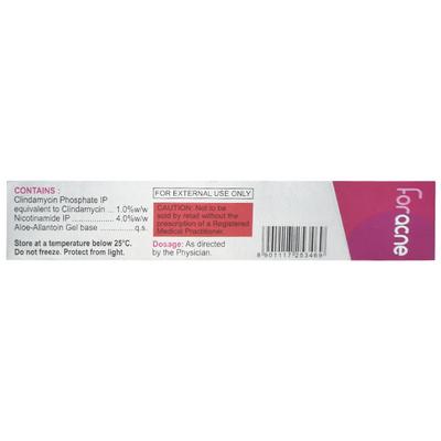 Foracne Gel 20gm - Bacterial Infections-OAB