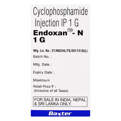 Endoxan N 1gm Injection 1's - Cancer Oncology-Cyt