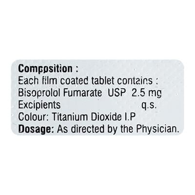 BIZO 2.5 Tablet 10's - Hypertension-Bet