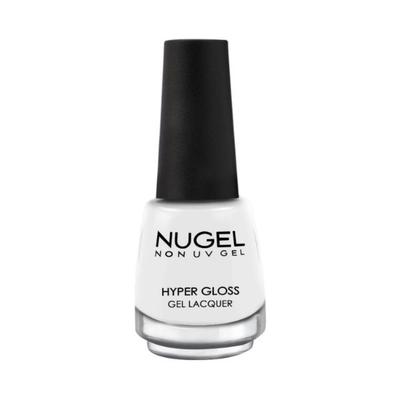 Nugel WHITE LINEN 60 Non Uv Gel Hyper Gloss Nail Enamel 13 ml - Nail Polish
