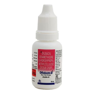 Oflokem D Eye/Ear Drops 10ml - Eye Infections-Eaa