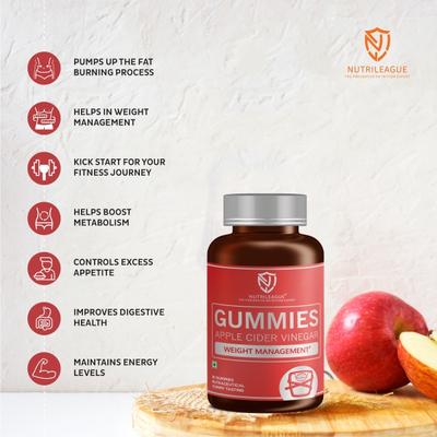 Nutrileague Apple Cider Vinegar Gummies 30's - Multi-Vitamins