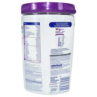 Horlicks Diabetes Plus Powder 400 gm - Nutritional Supplement