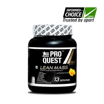 Proquest Lean Mass Powder - Alphonso Mango Flavour 1 kg - Weight Loss