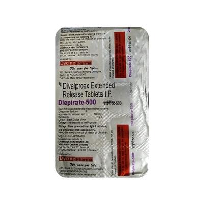 DIEPIRATE 500 Tablet 10's - Epilepsy/Convulsion-Ant